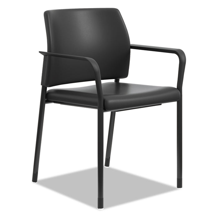 Accommodate Series Guest Chair, 23.25" x 21" x 32", Black Seat/Black Back, Black Base, 2/Carton