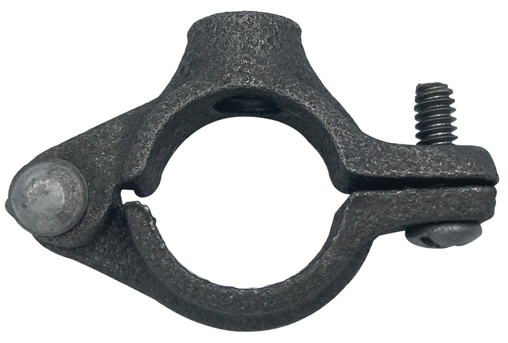 1" Black Split-Ring Hanger (Hinge-Type)