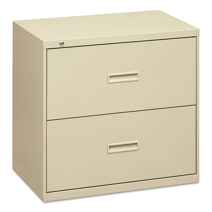 400 Series Two-Drawer Lateral File, 36w x 18d x 28h, Putty