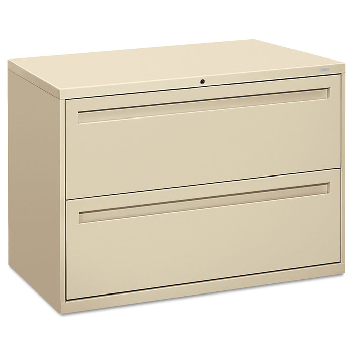 700 Series Two-Drawer Lateral File, 42w x 18d x 28h, Putty