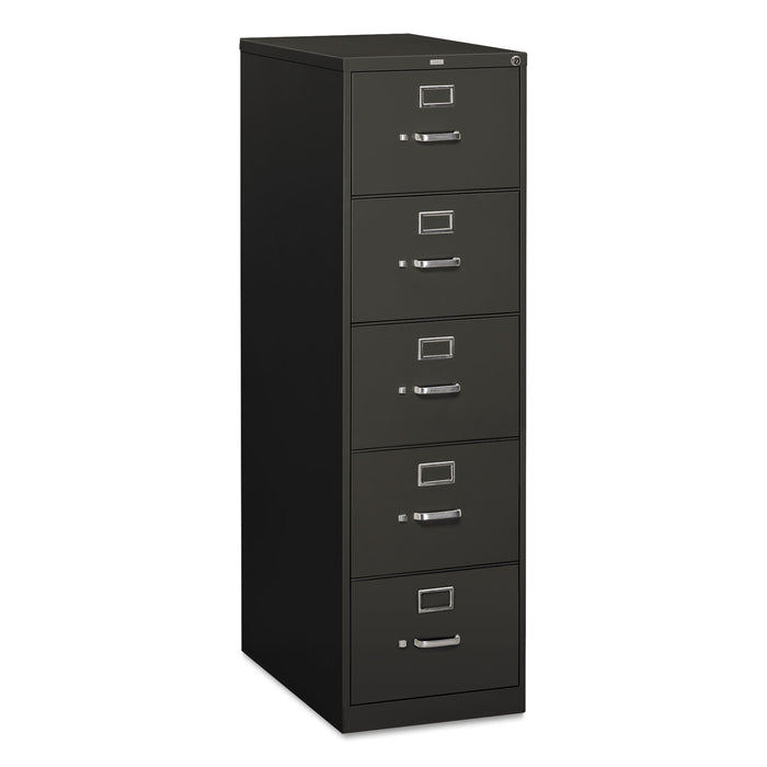 310 Series Five-Drawer Full-Suspension File, Legal, 18.25w x 26.5d x 60h, Charcoal