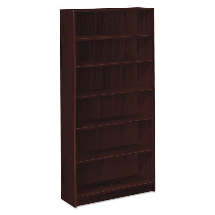 1870 Series Bookcase, Six Shelf, 36w x 11 1/2d x 72 5/8h, Mahogany