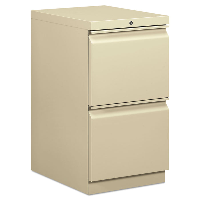 Efficiencies Mobile File/File Pedestal, 15w x 19.88d x 28h, Putty