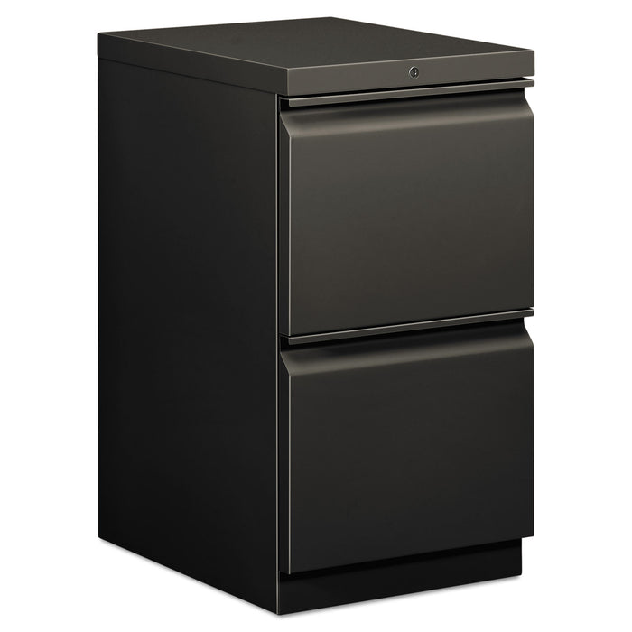 Efficiencies Mobile File/File Pedestal, 15w x 19.88d x 28h, Charcoal