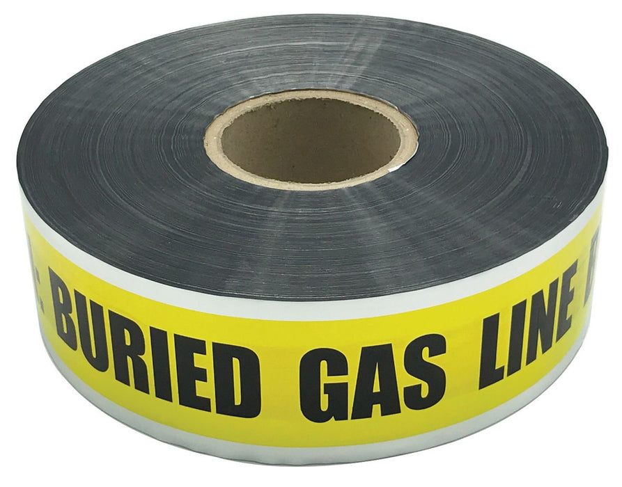 3" X 1000' Yellow Detectable Tape