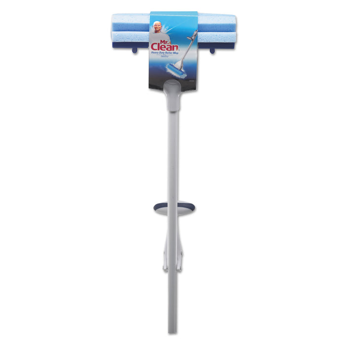 Heavy Duty Roller Mop, 45" Handle, 10 1/2 x 3 Head, White/Blue