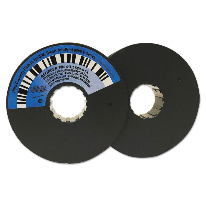 41U1680PTX Twin Spool Ribbon, Black
