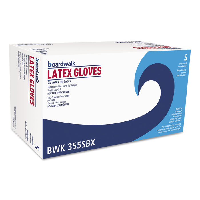 General Purpose Powdered Latex Gloves, Small, Clear, 100/Box