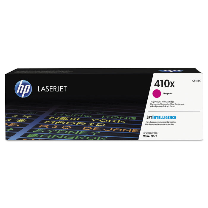 HP 410X, (CF413X) High Yield Magenta Original LaserJet Toner Cartridge