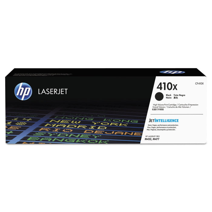 HP 410X, (CF410X) High Yield Black Original LaserJet Toner Cartridge