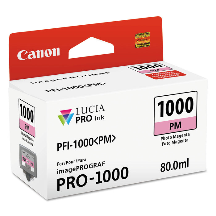 0551C002 (PFI-1000) Lucia Pro Ink, 80 mL, Photo Magenta