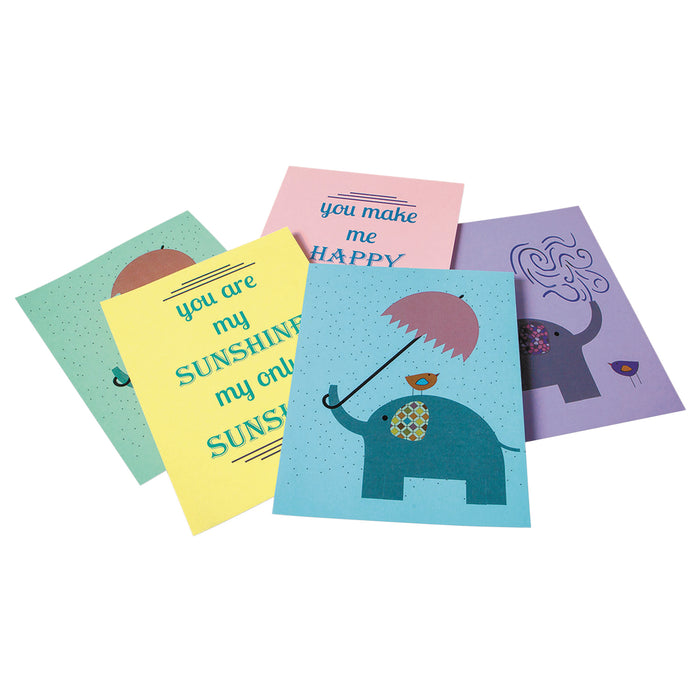 Array Card Stock, 65lb, 8.5 x 11, Assorted Pastel Colors, 50/Pack