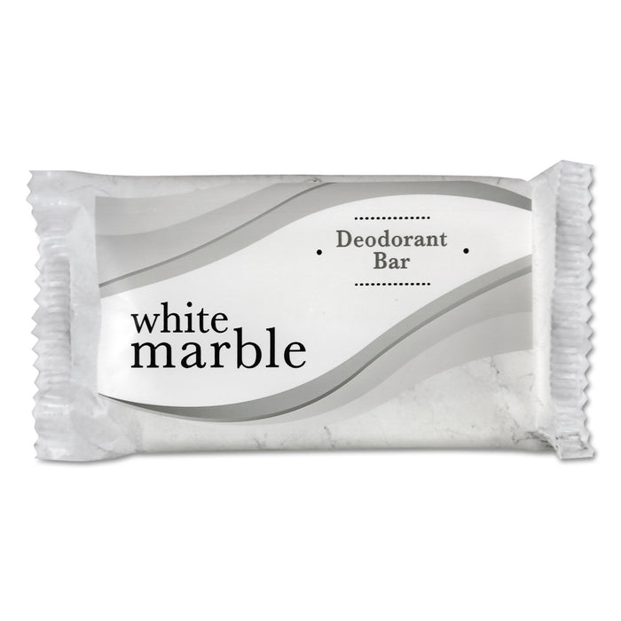Individually Wrapped Deodorant Bar Soap, White, # 1 1/2 Bar, 500/Carton