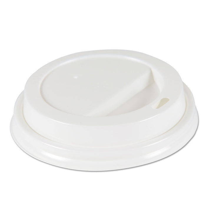 Deerfield Hot Cup Lids for 10oz - 20oz Cups, White, Plastic, 50/PK, 20 PK/Carton