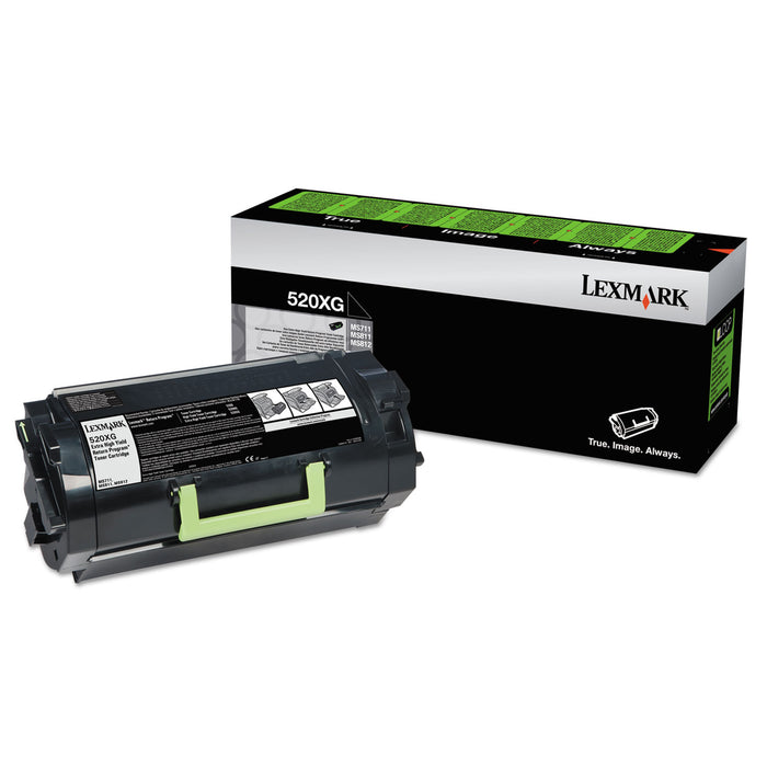 52D0X0G (520XG) Return Program Extra High-Yield Toner, Black