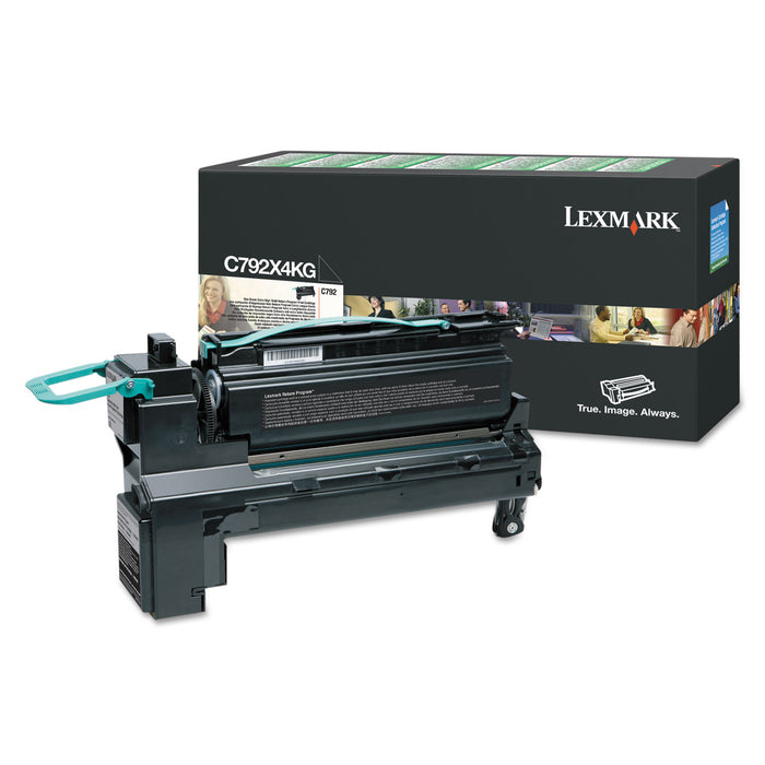 C792X4KG (C792) Return Program Extra High-Yield Toner, Black