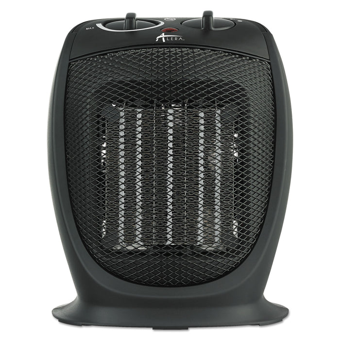 Ceramic Heater, 7 1/8"w x 5 7/8"d x 8 3/4"h, Black
