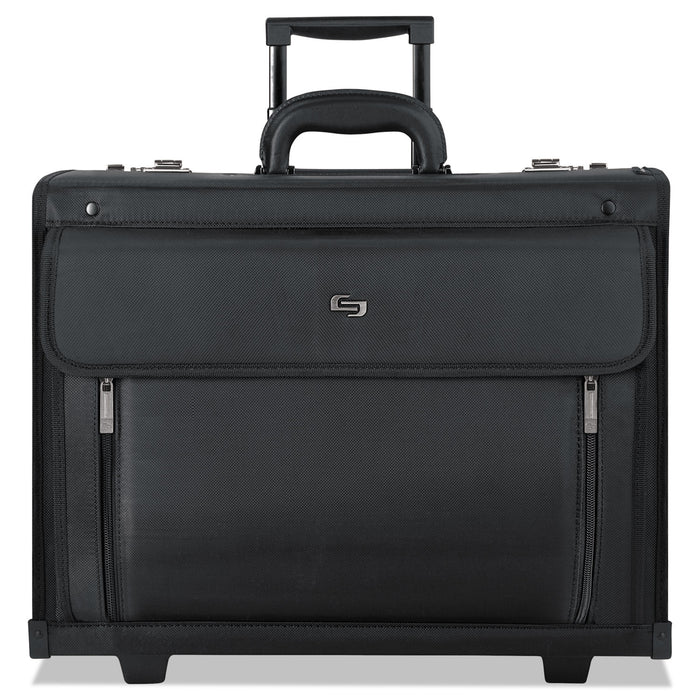 Classic Rolling Catalog Case, 16", 18" x 8" x 14", Black