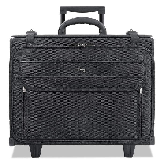 Classic Rolling Catalog Case, 17.3", 18" x 7" x 14", Black