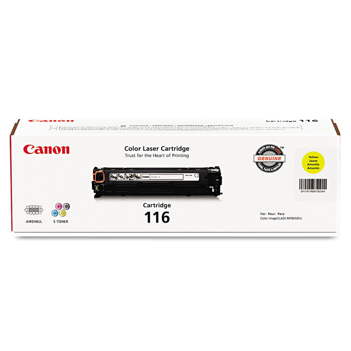 1977B001 (116) Toner, 1500 Page-Yield, Yellow