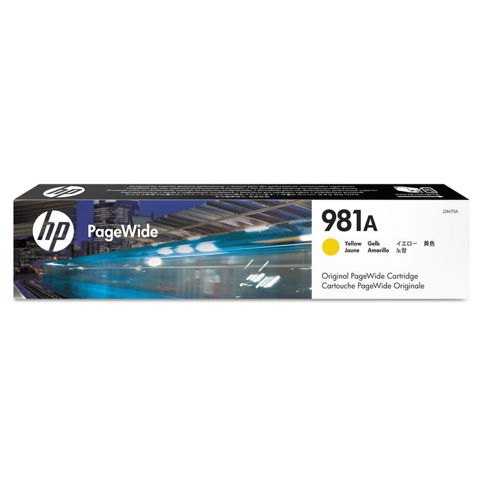 HP 981A, (J3M70A) Yellow Original PageWide Cartridge