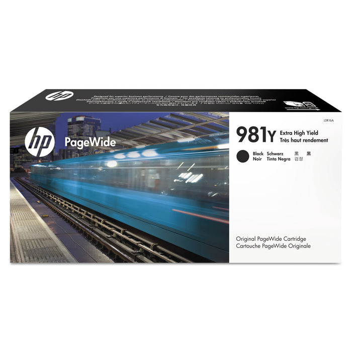 HP 981Y, (L0R16A) Extra High Yield Black Original PageWide Cartridge