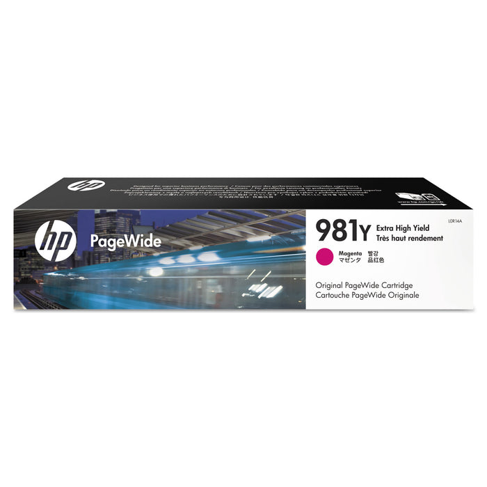 HP 981Y, (L0R14A) Extra High Yield Magenta Original PageWide Cartridge