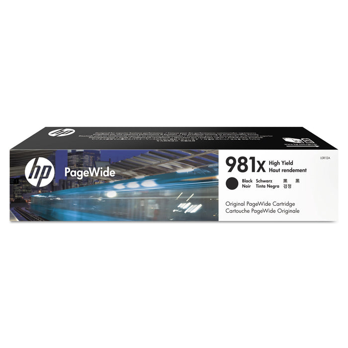 HP 981X, (L0R12A) High Yield Black Original PageWide Cartridge