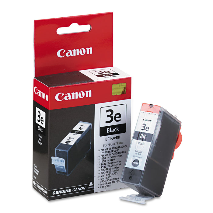 BCI3EBK (BCI-3E) Ink, 560 Page-Yield, Black