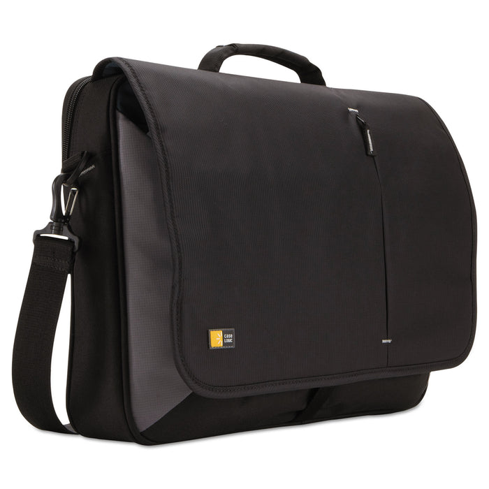 17" Laptop Messenger, 3 3/8 x 17 3/4 x 13 3/4, Black