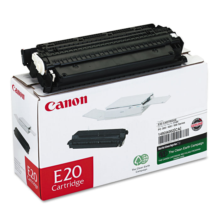 E20 (E20) Toner, 2000 Page-Yield, Black