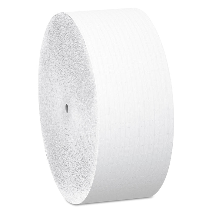 Essential Coreless JRT, Septic Safe, 1-Ply, White, 2300 ft, 12 Rolls/Carton