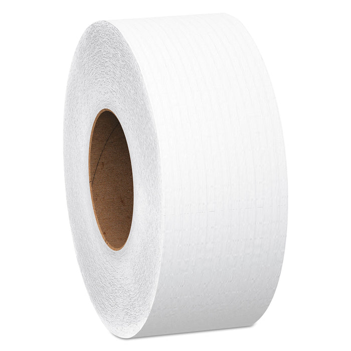 Essential 100% Recycled Fiber JRT Bathroom Tissue, Septic Safe, 2-Ply, White, 1000 ft, 12 Rolls/Carton