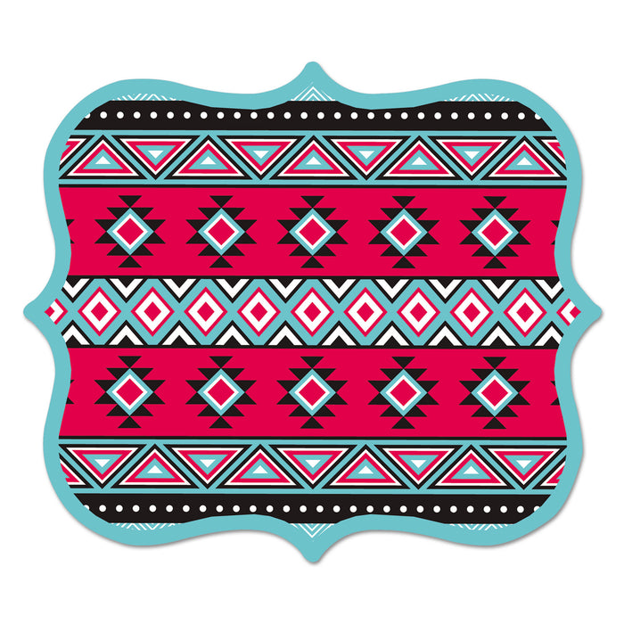 Designer Mouse Pads, Tribal Print, 9 x 8 x 3/16