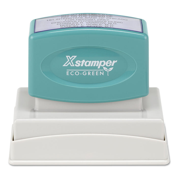 Custom Message Stamp, Pre-Inked, N16, 1 1/2 x 2 1/2