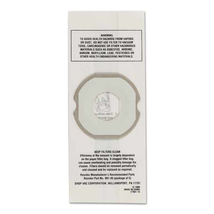 Hippo Disposable Filter Bags, 5/Pack