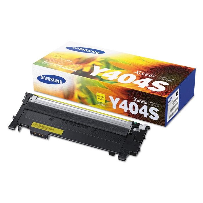 CLT-Y404S (SU448A) Toner, 1000 Page-Yield, Yellow
