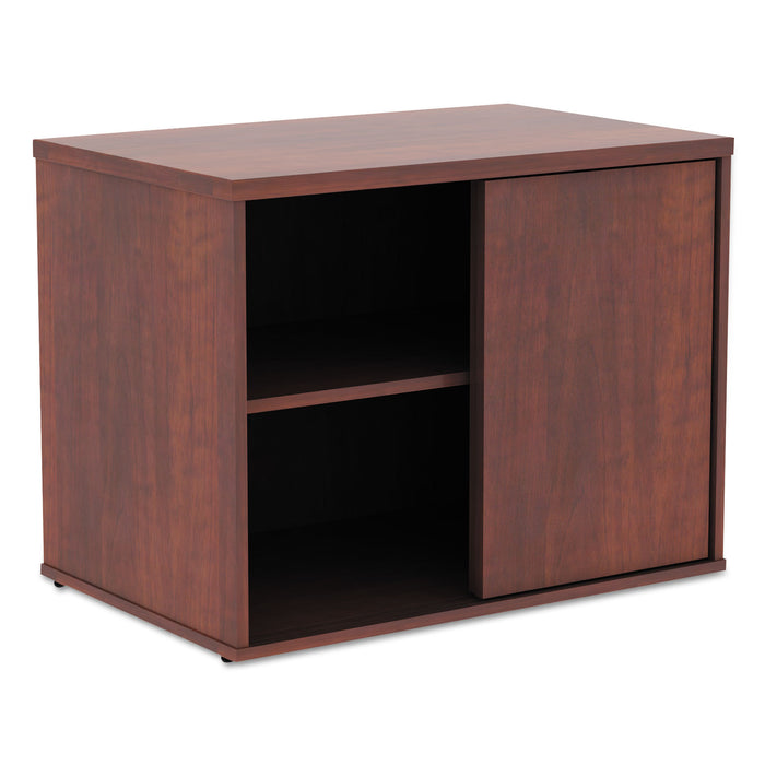 Alera Open Office Low Storage Cabinet Credenza, 29 1/2 x 19 1/8x 22 7/8, Cherry