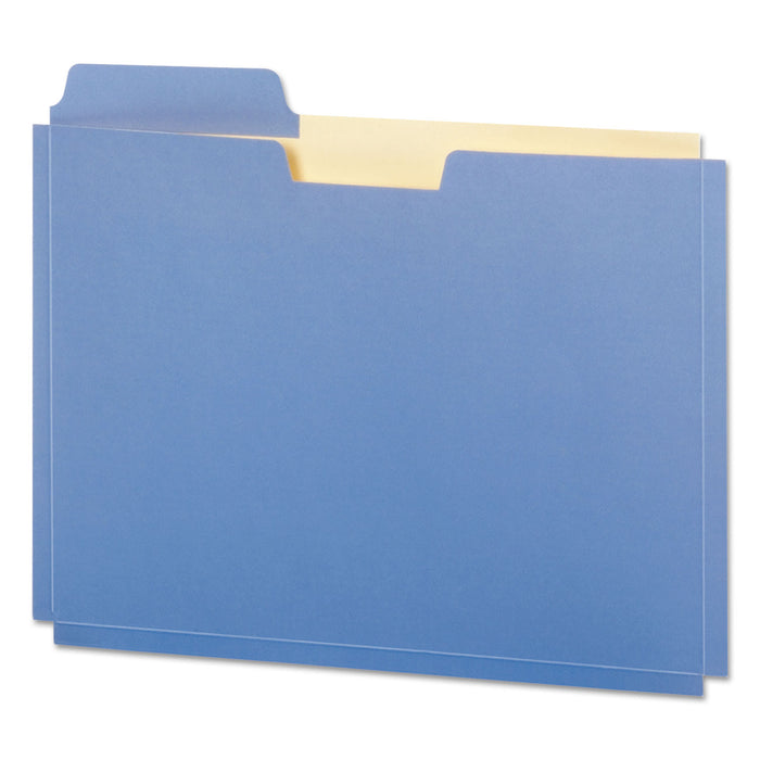 File Folder Pocket, 0.75" Expansion, Letter Size, Assorted, 10/Pack
