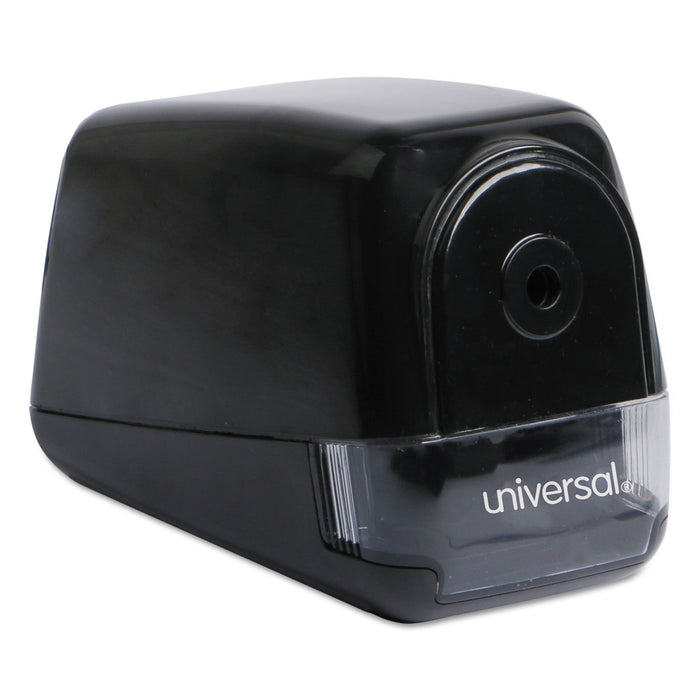 Electric Pencil Sharpener, AC-Powered, 3.13" x 5.75" x 4", Black