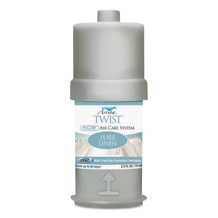 Arriba Twist Fragrances, Pure Linen, 2.5 oz Cartridge, 6/Box