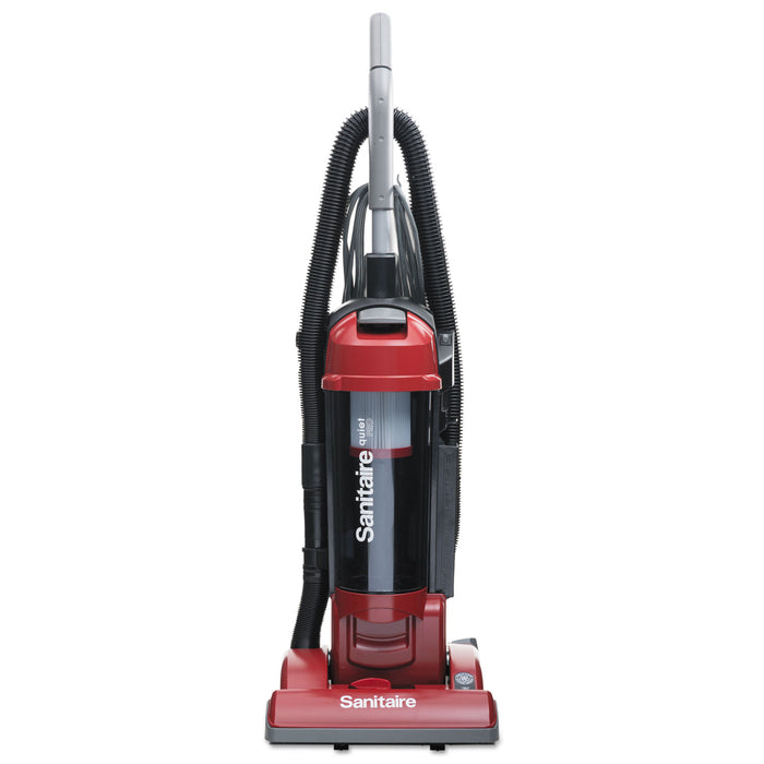 FORCE Upright Vacuum with Dust Cup, Sealed HEPA, 17 lb, 3.5 qt, Red
