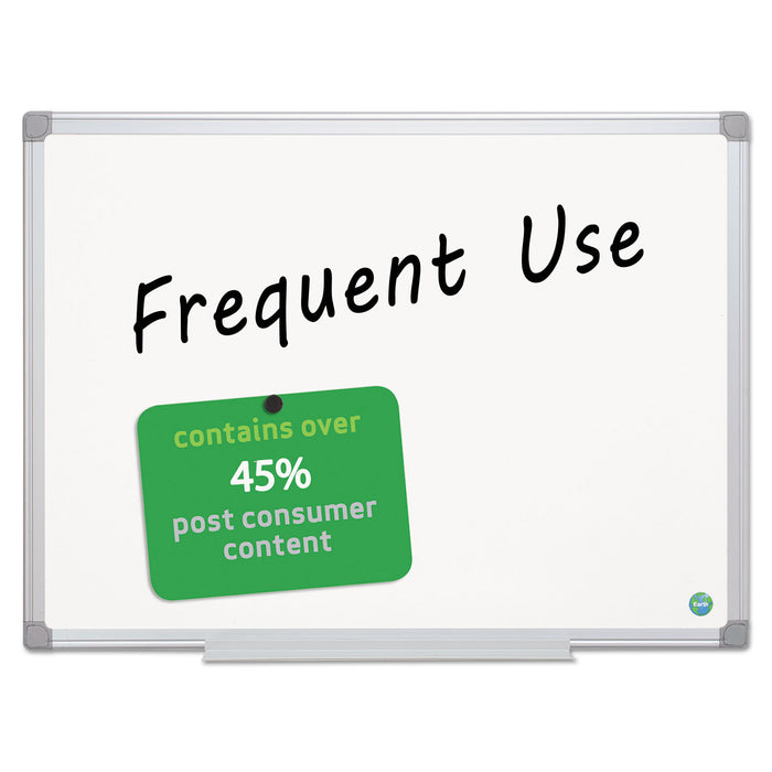 Earth Gold Ultra Magnetic Dry Erase Boards, 48 x 72 White, Aluminum Frame