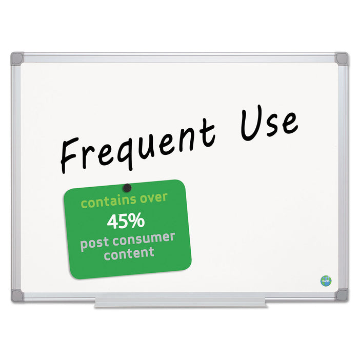 Earth Gold Ultra Magnetic Dry Erase Boards, 36 x 48, White, Aluminum Frame
