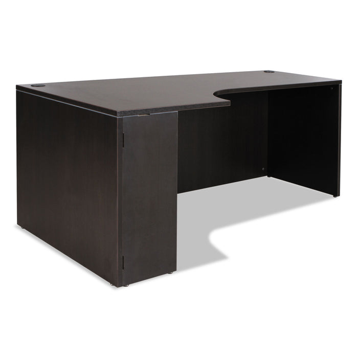 Alera Valencia Left Corner Credenza Shell, 70.88w x 35.38d x 29.5h, Espresso