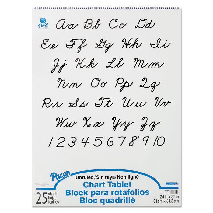 Chart Tablets, Unruled, 24 x 32, 25 Sheets