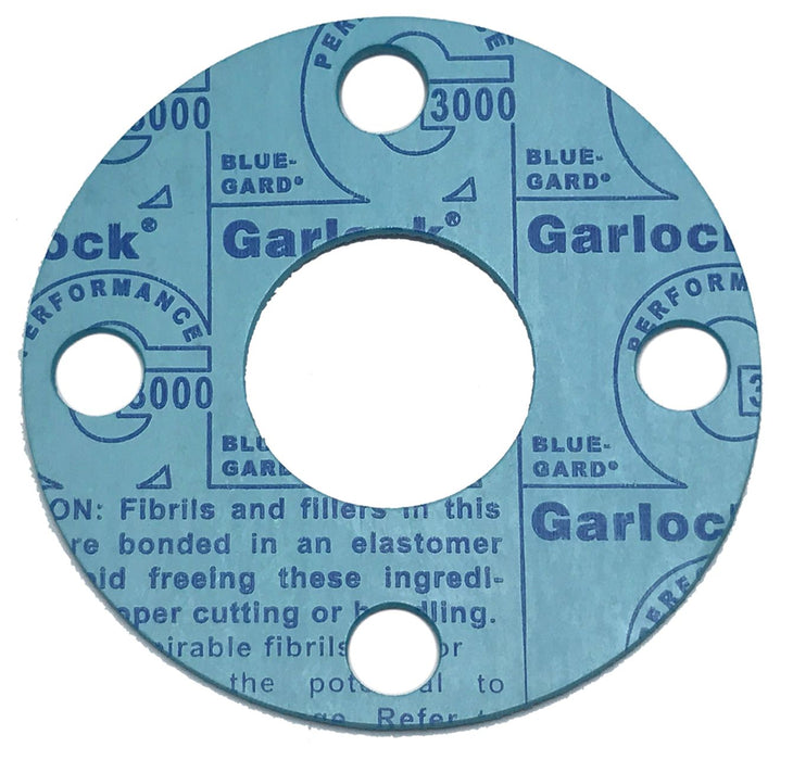 4" Garlock 3000 Blue Full Face Gasket