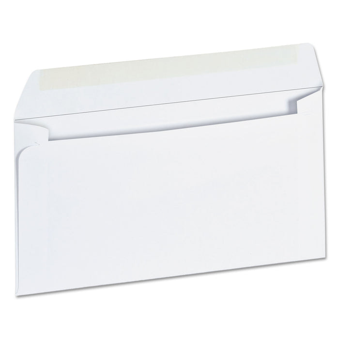 Business Envelope, #6 3/4, Square Flap, Gummed Closure, 3.63 x 6.5, White, 500/Box
