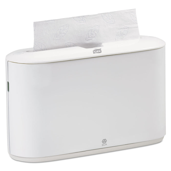 Countertop Towel Dispenser, White, Plastic, 14.76" x 6.69" x 10.43"