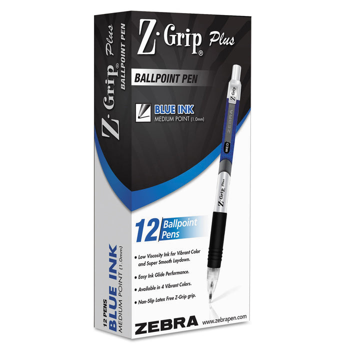 ECO Jimnie Clip Retractable Ballpoint Pen, 1mm, Black Ink, Translucent Barrel, Dozen